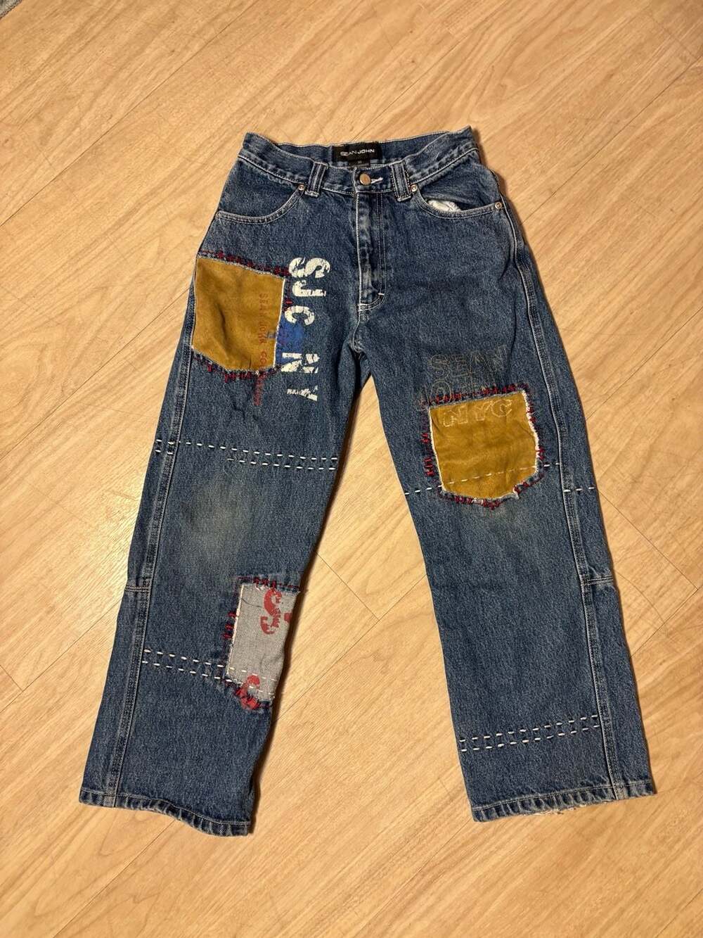 Sean John Patchwork Jeans Size 10 women’s
